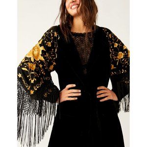 FREE PEOPLE Bali Rosalina Duster / Black
